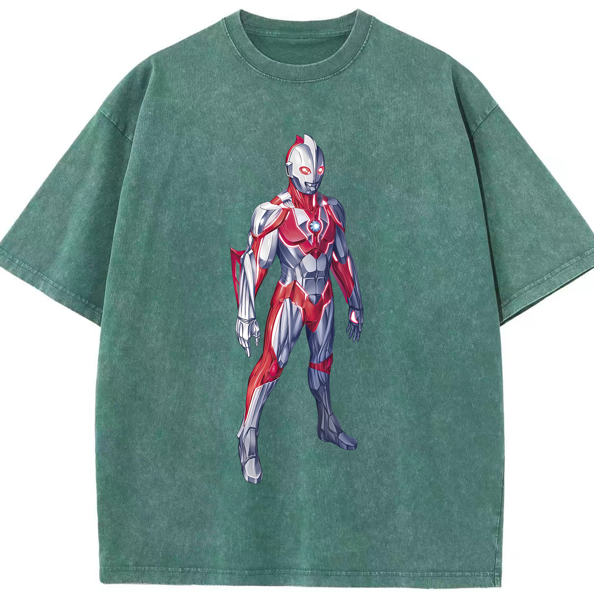 （画像用） ウルトラマン Ultraman 綿100% ヴィンテージ風 半袖Tシャツ（フロントプリント）